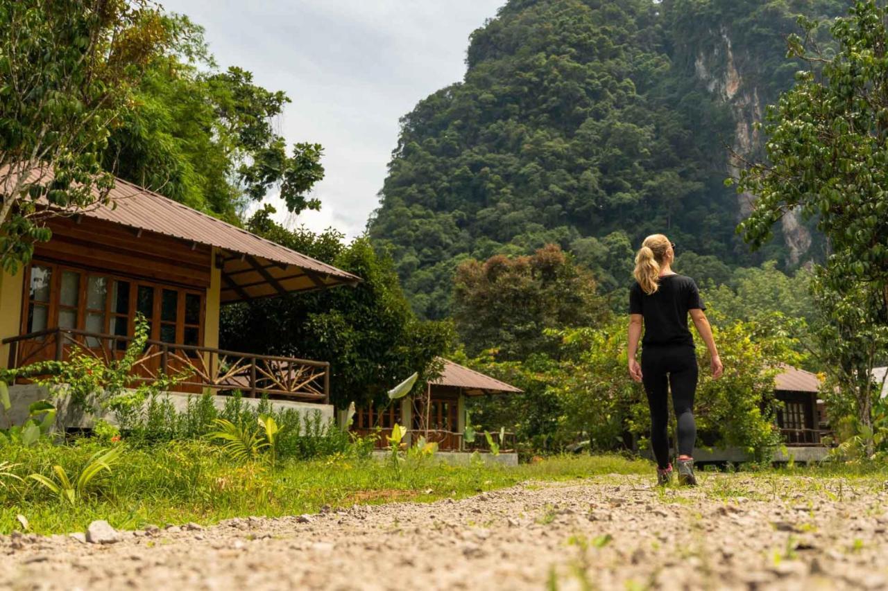 Vila Monkey Mansion - Jungalows & Tours Khao Sok National Park Exteriér fotografie